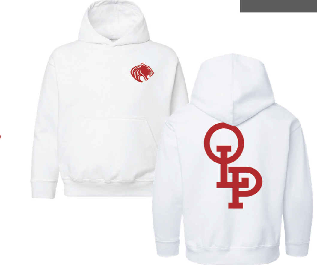 OLP White Hoodie