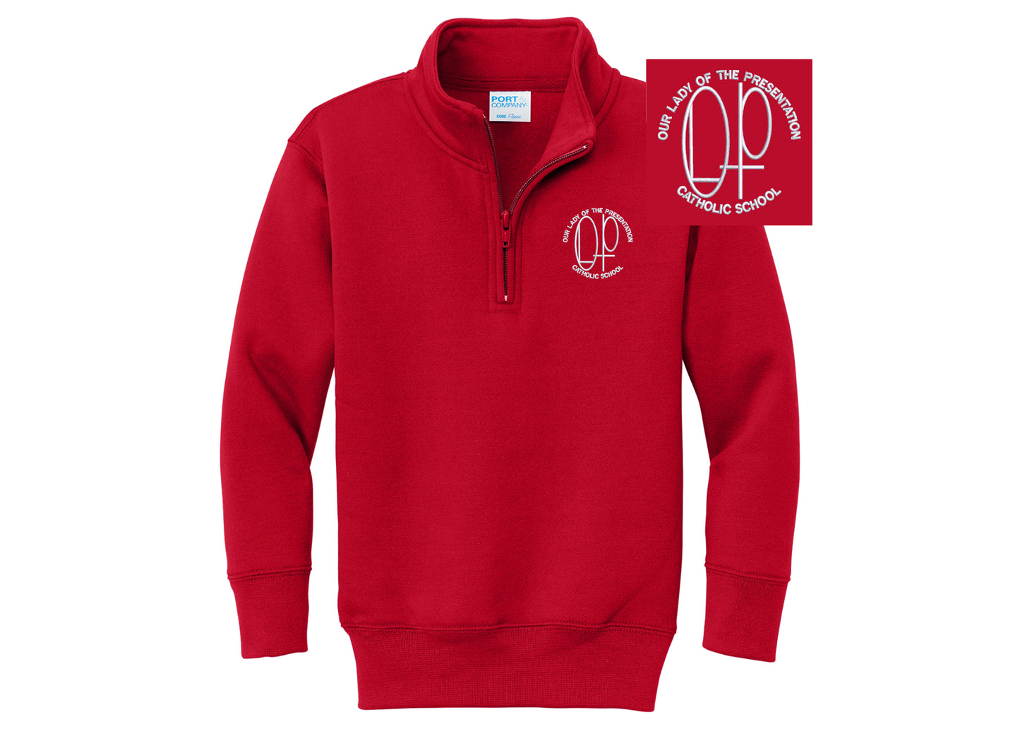 ~New ~ Uniform Approved Sweatshirts 1/4 Zip Pullover