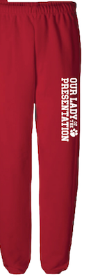 Presentation Red Sweatpants